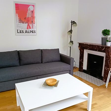 102 - Appart Renove Avec Grand Salon Et 1 Chambre - Tram Et Clinique Mutualiste A 1 Min Grenoble Dış mekan fotoğraf