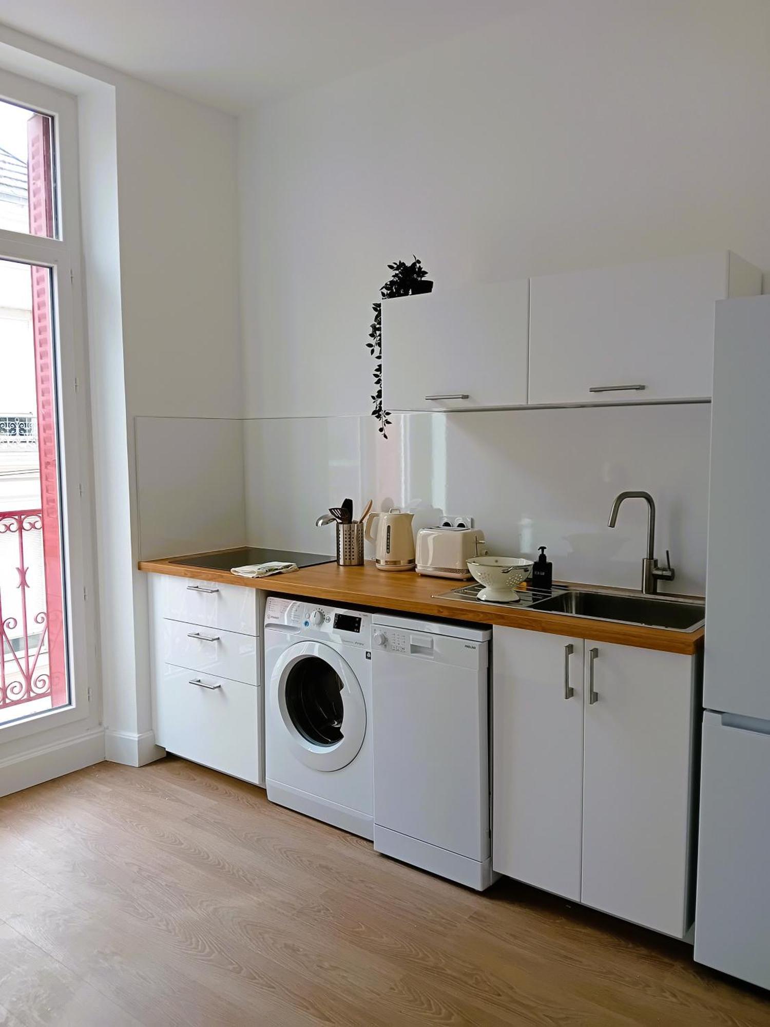 102 - Appart Renove Avec Grand Salon Et 1 Chambre - Tram Et Clinique Mutualiste A 1 Min Grenoble Dış mekan fotoğraf