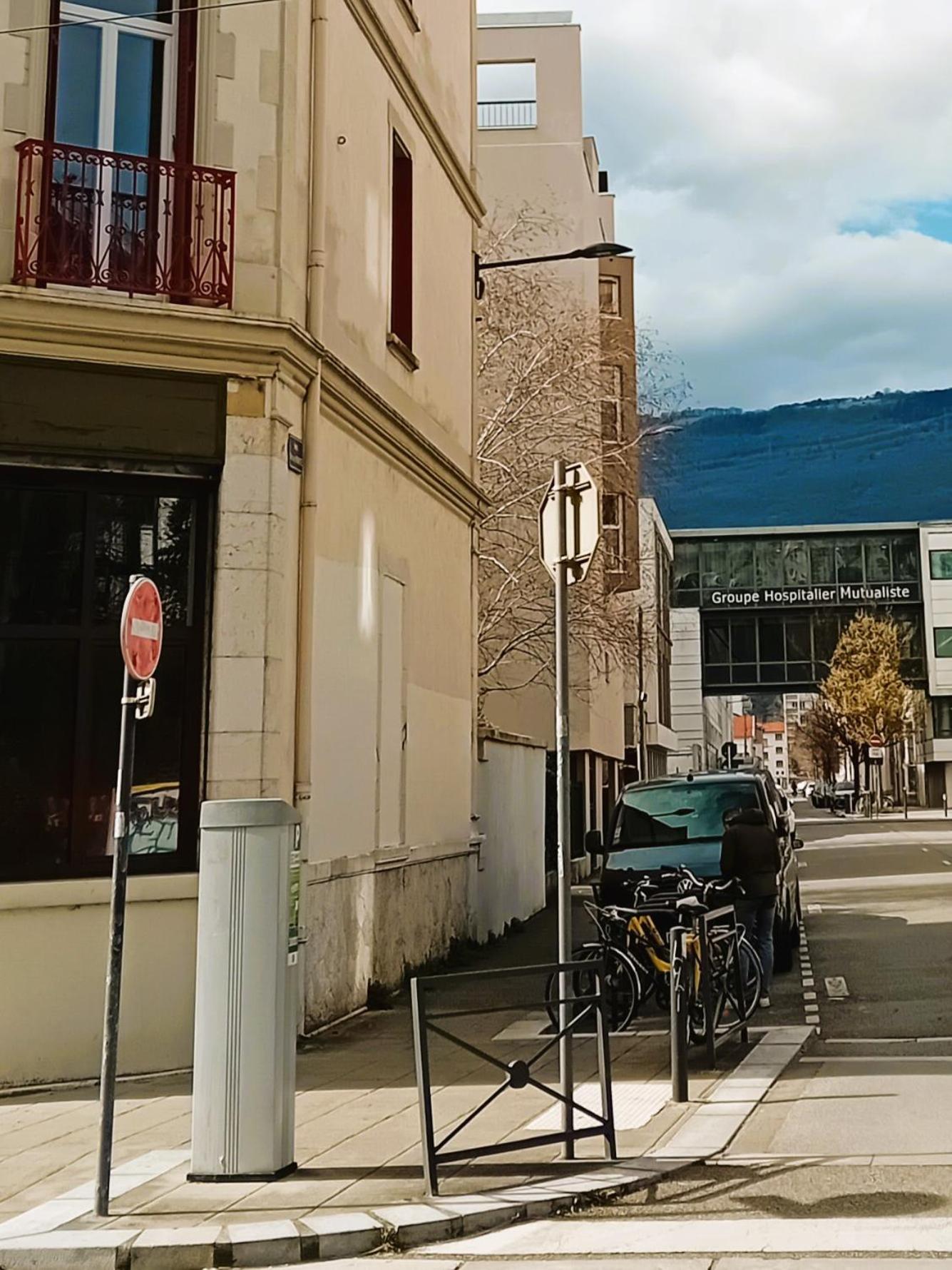 102 - Appart Renove Avec Grand Salon Et 1 Chambre - Tram Et Clinique Mutualiste A 1 Min Grenoble Dış mekan fotoğraf