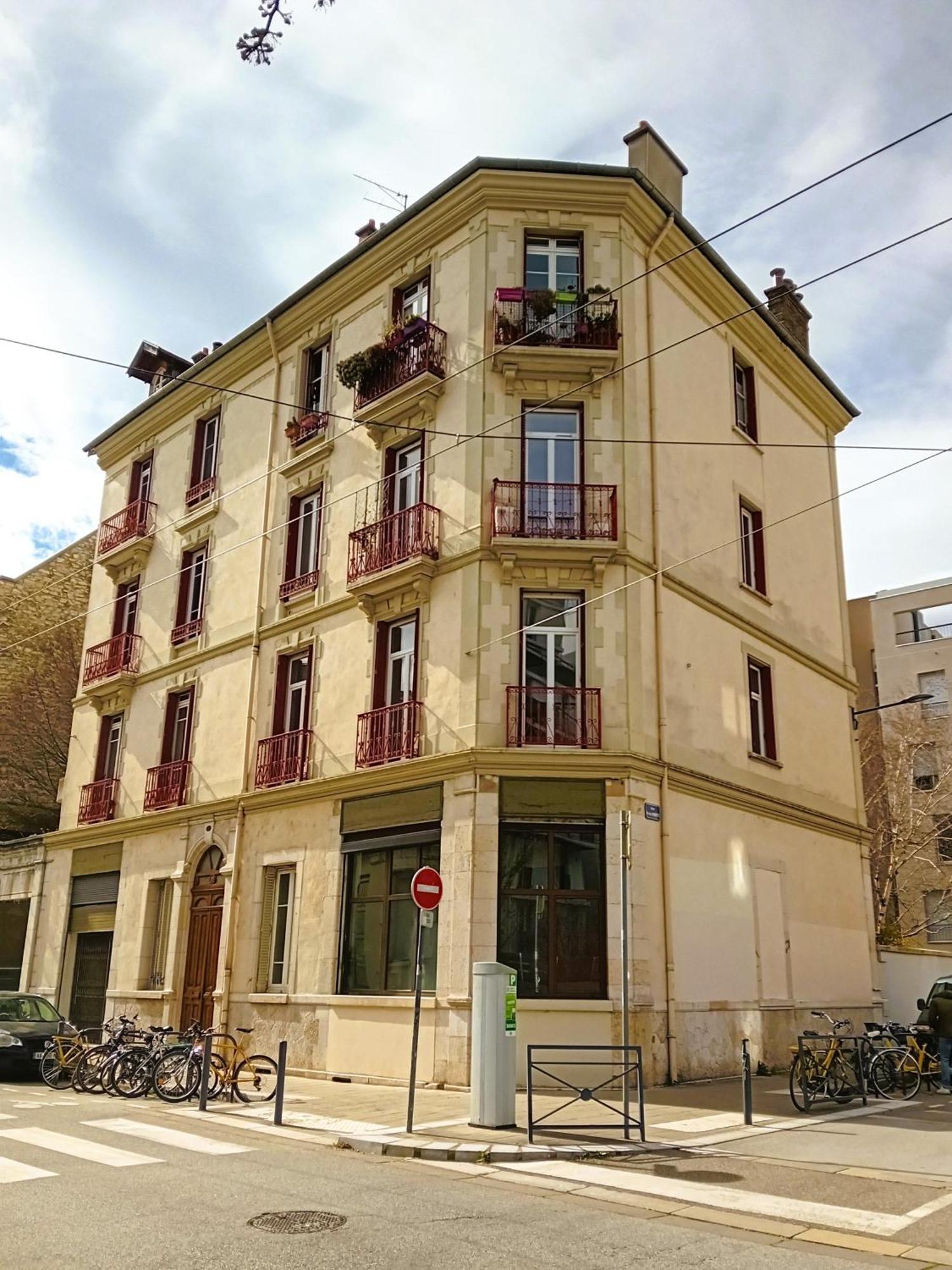 102 - Appart Renove Avec Grand Salon Et 1 Chambre - Tram Et Clinique Mutualiste A 1 Min Grenoble Dış mekan fotoğraf